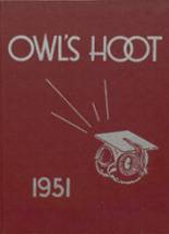 Hancock High School 1951 yearbook cover photo