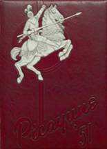 Hoopeston Area High School 1951 yearbook cover photo