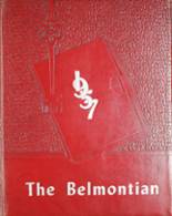 Belmont High School 1957 yearbook cover photo