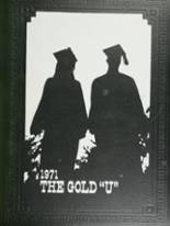 Union High School 1971 yearbook cover photo