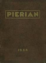 1934 Morton High School Yearbook from Richmond, Indiana cover image
