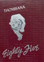 Thomasville High School 1985 yearbook cover photo