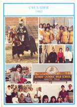 Althoff Catholic High School 1983 yearbook cover photo