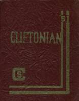 Clifton Springs High School 1951 yearbook cover photo