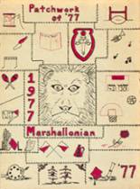 Marshall High School 1977 yearbook cover photo