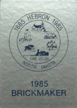 Hebron High School 1985 yearbook cover photo