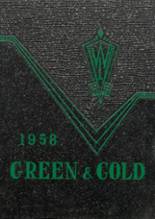 West Linn High School 1958 yearbook cover photo