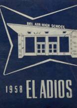Bel Air High School 1958 yearbook cover photo