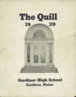 Gardiner Area High School 1939 yearbook cover photo
