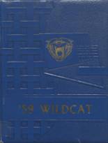 Chouteau High School 1959 yearbook cover photo