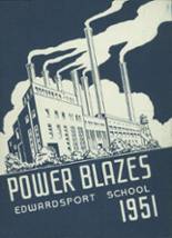 Edwardsport High School 1951 yearbook cover photo
