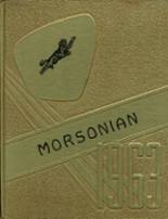 Morse Memorial High School 1963 yearbook cover photo