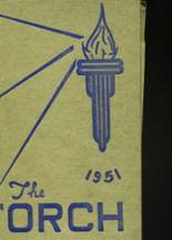 St. Joseph High School 1951 yearbook cover photo