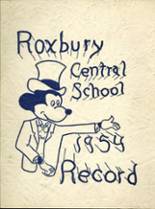 Roxbury Central High School 1954 yearbook cover photo