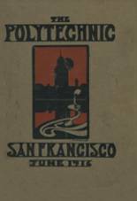 Polytechnic High School 1916 yearbook cover photo