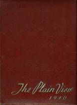 Plainview High School 1940 yearbook cover photo