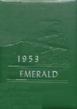 Manistique High School 1953 yearbook cover photo