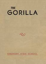 Gregory High School 1937 yearbook cover photo