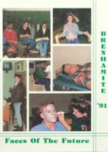 Brenham High School 1991 yearbook cover photo