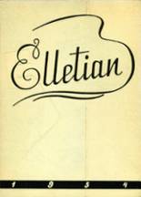 1954 Ellet High School Yearbook from Akron, Ohio cover image