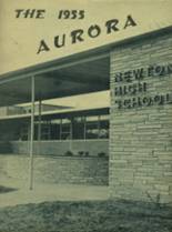 Newton High School 1955 yearbook cover photo