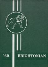 Brighton High School 1969 yearbook cover photo