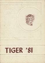 Troup High School 1981 yearbook cover photo