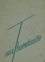Thornton Township High School 1954 yearbook cover photo