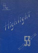 1953 Roosevelt High School Yearbook from Ypsilanti, Michigan cover image