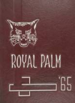 Palm Beach High School 1965 yearbook cover photo