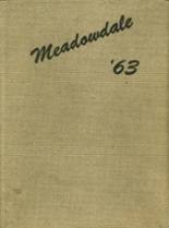 Meadowdale High School 1963 yearbook cover photo