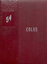 Colusa High School 1954 yearbook cover photo