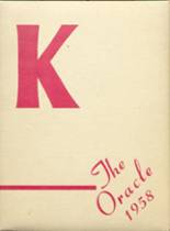 Kingman High School 1958 yearbook cover photo