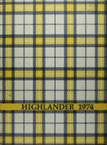 Highland Park High School 1974 yearbook cover photo