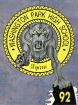 Washington Park High School 1992 yearbook cover photo