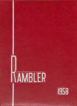 1958 Alexander Ramsey Senior High School  Yearbook from Roseville, Minnesota cover image