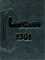 Lourdes High School 1981 yearbook cover photo