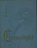 Our Lady of Mt. Carmel High School 1963 yearbook cover photo