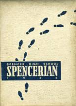 Spencer High School 1956 yearbook cover photo