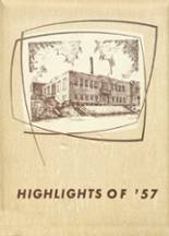 Comstock High School 1957 yearbook cover photo