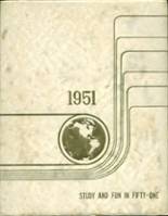 1951 Tri-County High School Yearbook from Thornburg, Iowa cover image