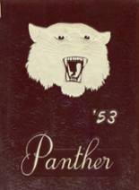 Portville High School 1953 yearbook cover photo