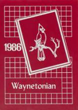 Wayne County High School 1986 yearbook cover photo