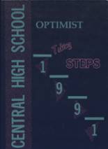 1991 Central High School Yearbook from Crookston, Minnesota cover image