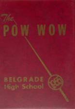 Belgrade High School 1955 yearbook cover photo