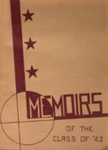 1943 Washington High School Yearbook from South bend, Indiana cover image