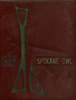 Spokane High School 1966 yearbook cover photo