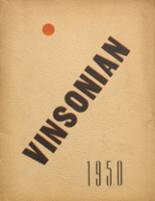 Vinson High School 1950 yearbook cover photo