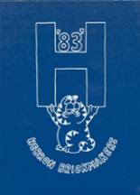 Hebron High School 1983 yearbook cover photo