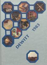 DeWitt High School 1983 yearbook cover photo